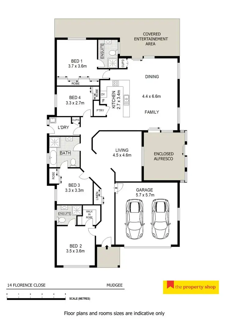 Floorplan of Homely house listing, 14 Florence Close, Mudgee NSW 2850