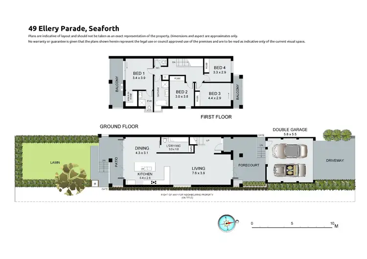 Floorplan of Homely house listing, 49 Ellery Parade, Seaforth NSW 2092