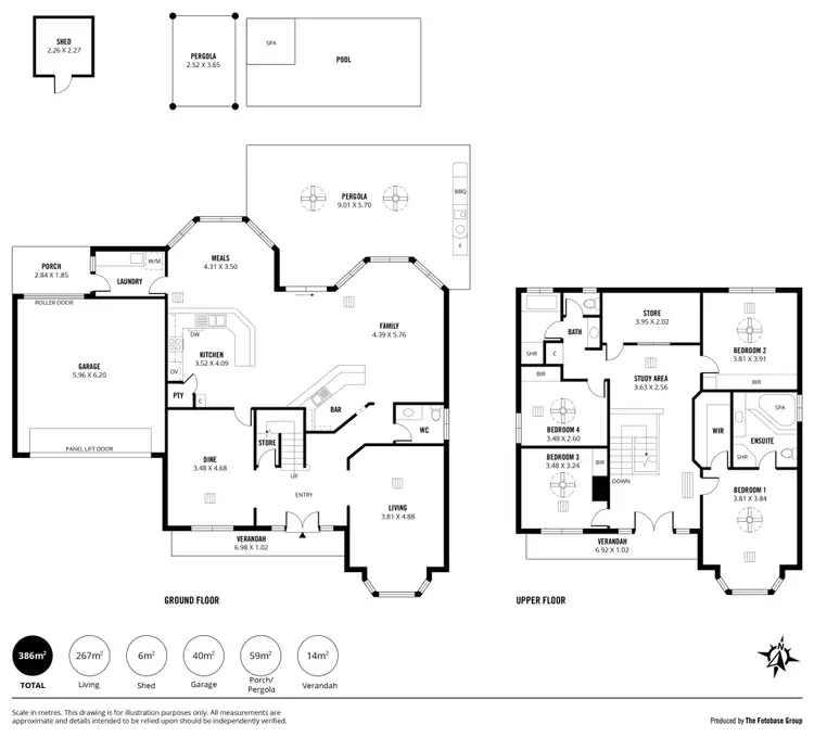 Floorplan of Homely house listing, 24 Nursery Way, Highbury SA 5089
