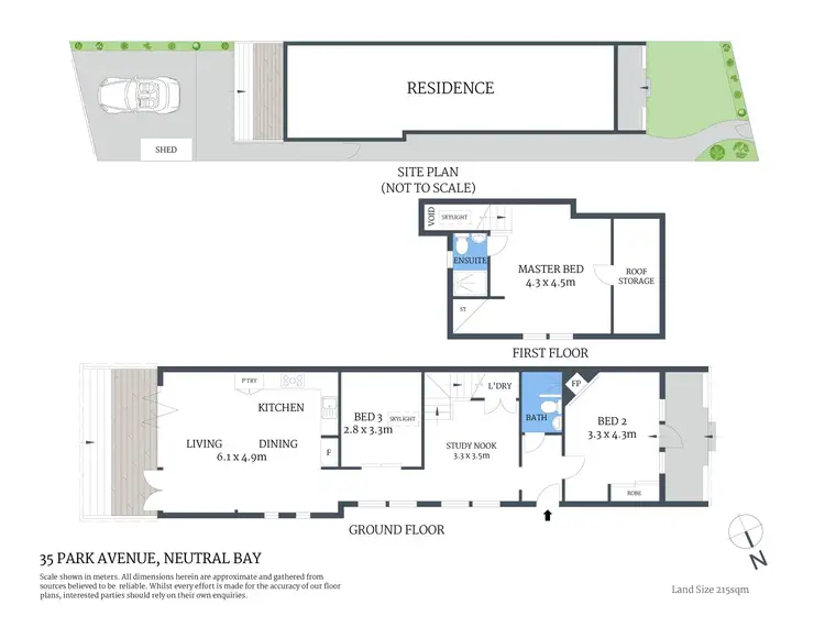 Floorplan of Homely house listing, 35 Park Avenue, Neutral Bay NSW 2089
