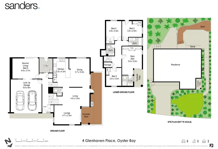 Floorplan of Homely house listing, 4 Glenhaven Place, Oyster Bay NSW 2225