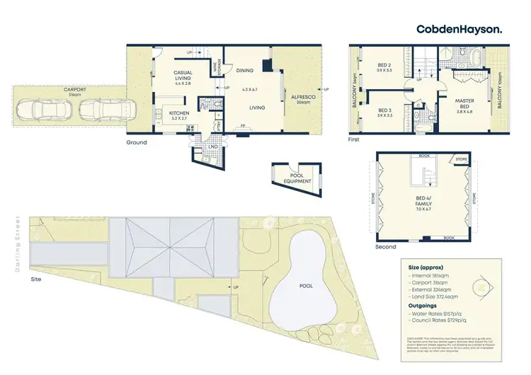 Floorplan of Homely house listing, 127 Darling Street, Balmain East NSW 2041