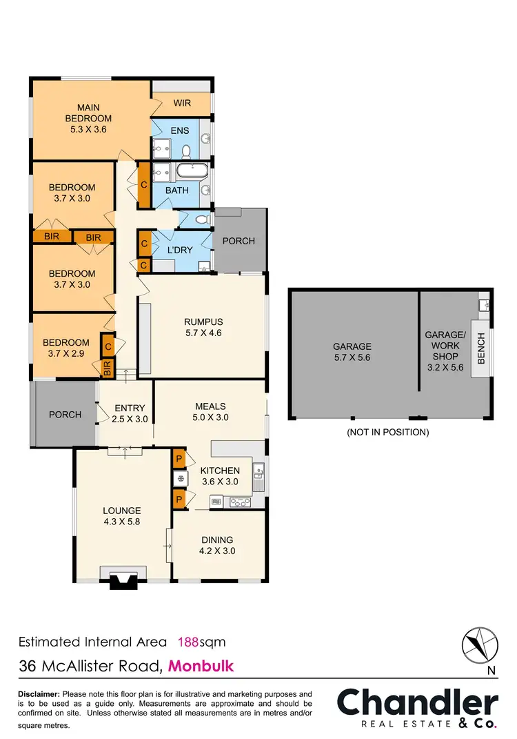 Floorplan of Homely house listing, 36 McAllister Road, Monbulk VIC 3793