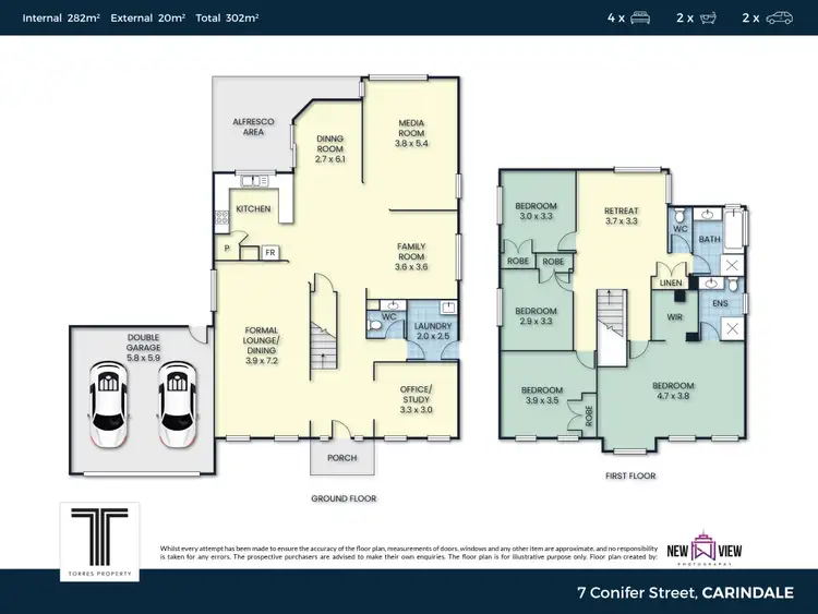 Floorplan of Homely house listing, 7 Conifer Street, Carindale QLD 4152