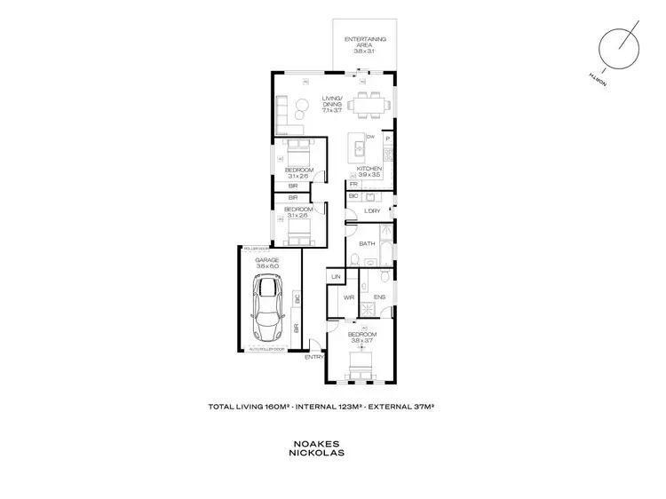 Floorplan of Homely house listing, 43C Fourth Avenue, Klemzig SA 5087