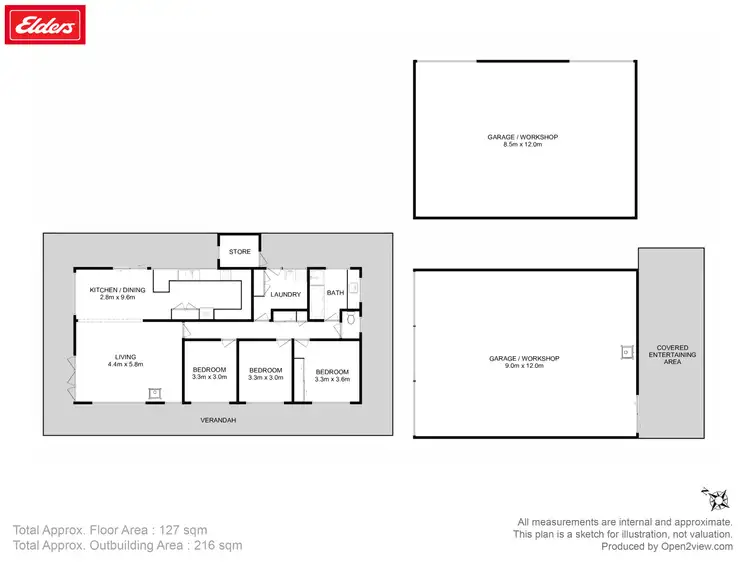 Floorplan of Homely house listing, 195 Umfrevilles Road, Kaoota TAS 7150