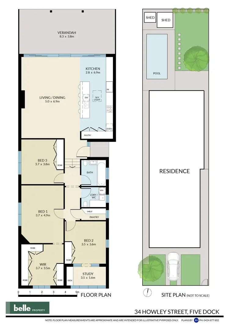 Floorplan of Homely house listing, 34 Howley Street, Five Dock NSW 2046