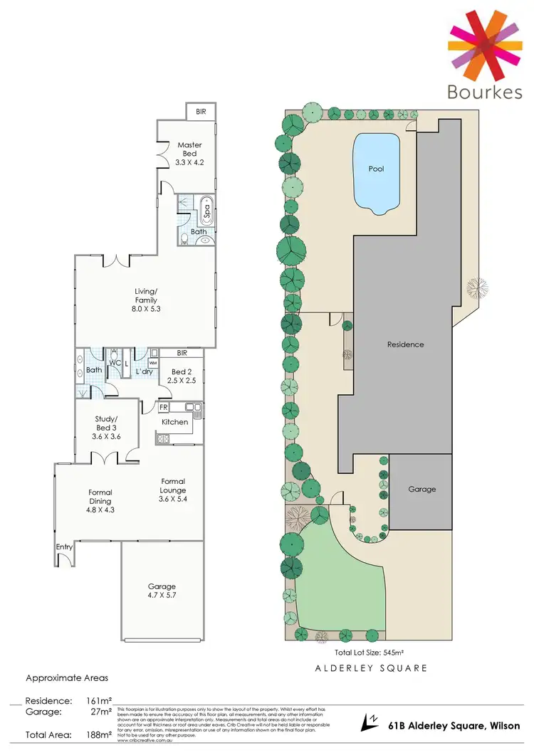 Floorplan of Homely house listing, 61b Alderley Square, Wilson WA 6107