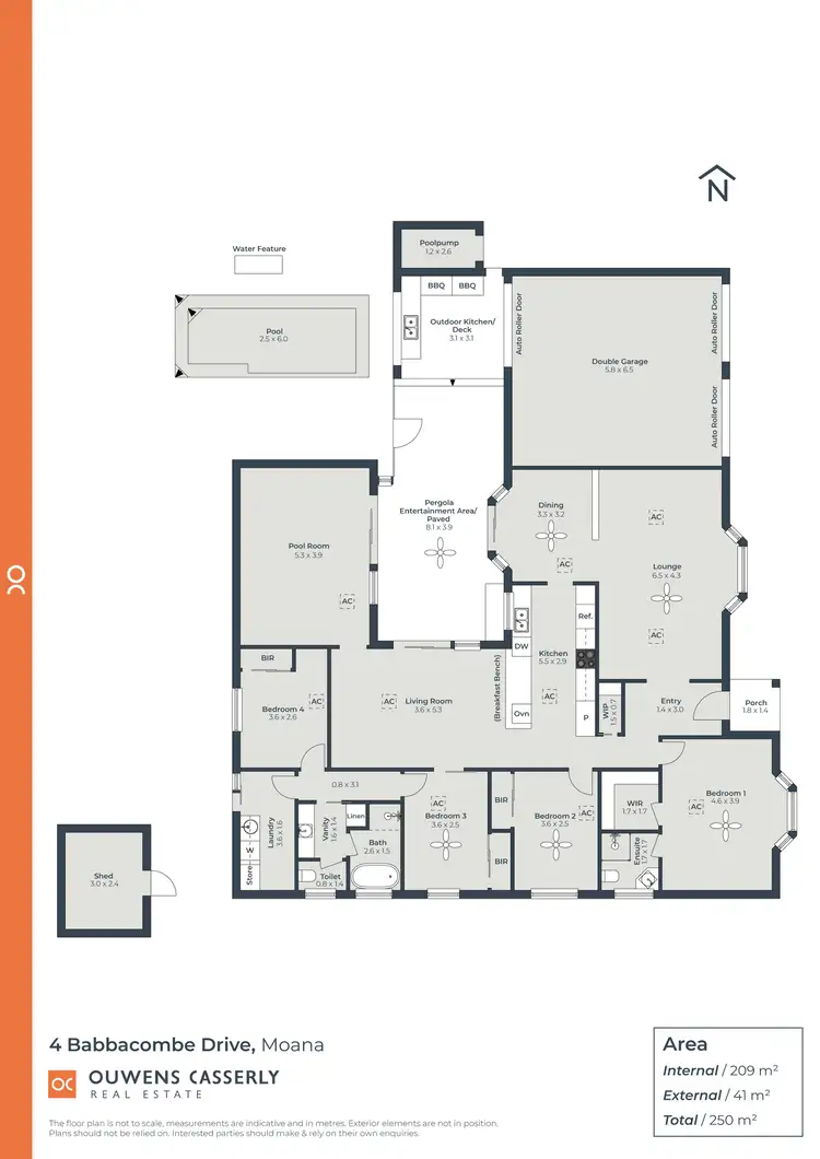 Floorplan of Homely house listing, 4 Babbacombe Drive, Moana SA 5169