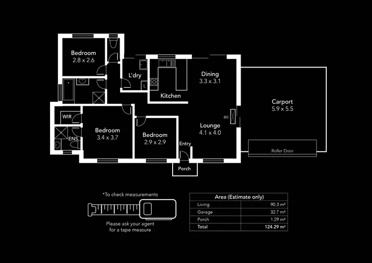 Floorplan of Homely house listing, 1A Gertrude Street, Taperoo SA 5017