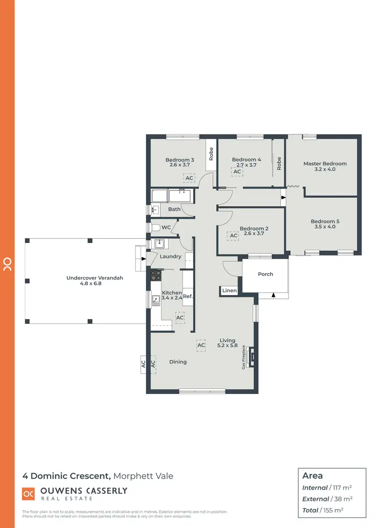 Floorplan of Homely house listing, 4 Dominic Crescent, Morphett Vale SA 5162