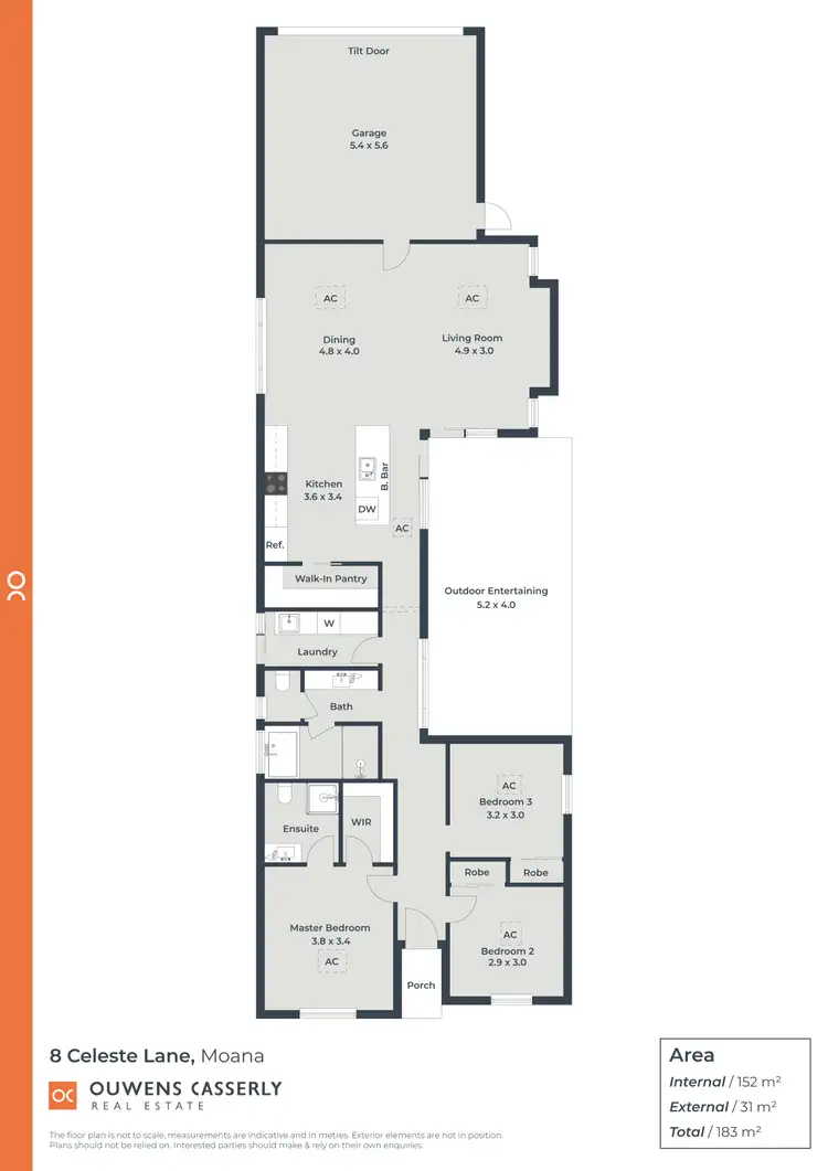 Floorplan of Homely house listing, 8 Celeste Lane, Moana SA 5169