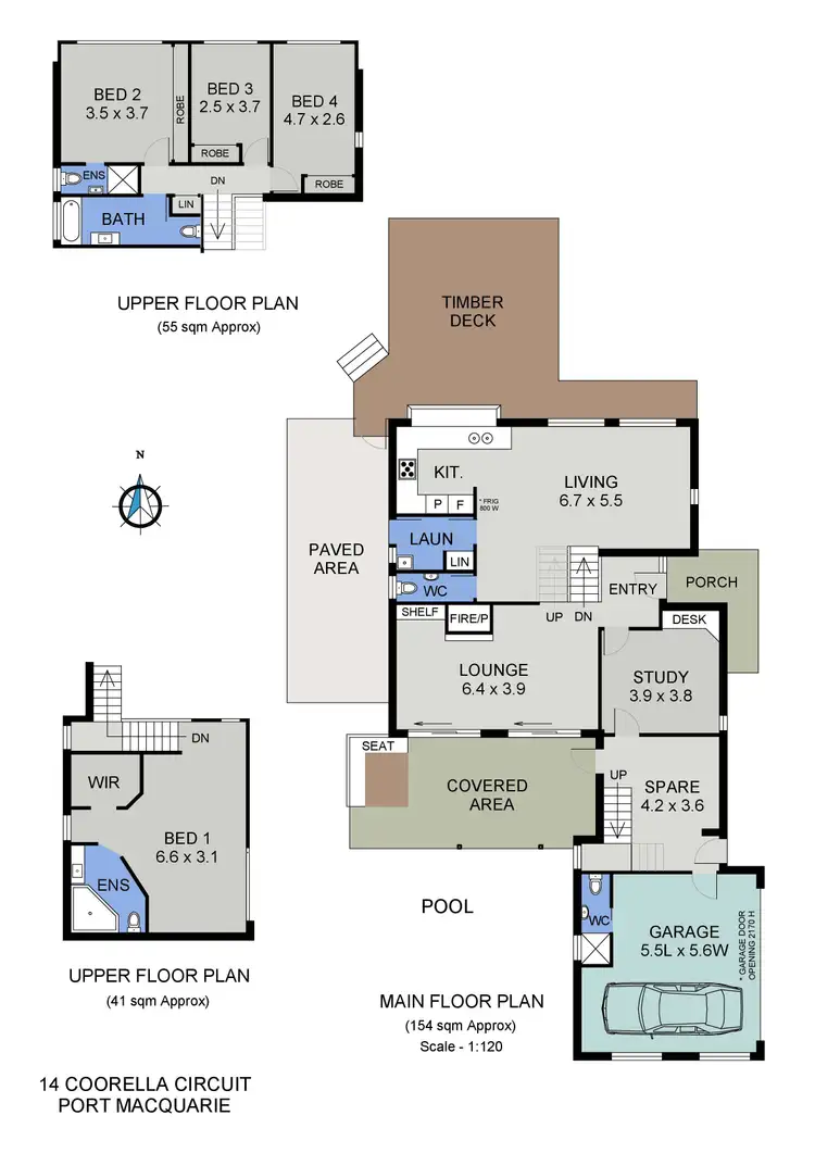 Floorplan of Homely house listing, 14 Coorella Circuit, Port Macquarie NSW 2444