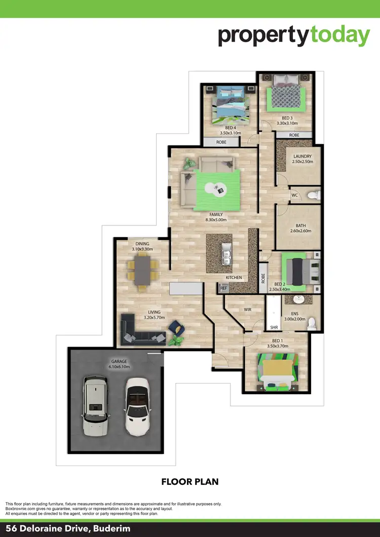 Floorplan of Homely house listing, 56 Deloraine Drive, Buderim QLD 4556