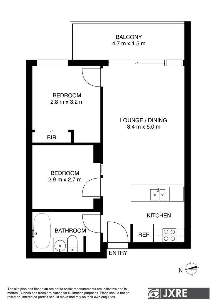 Floorplan of Homely apartment listing, 36/1 Greenfield Drive, Clayton VIC 3168