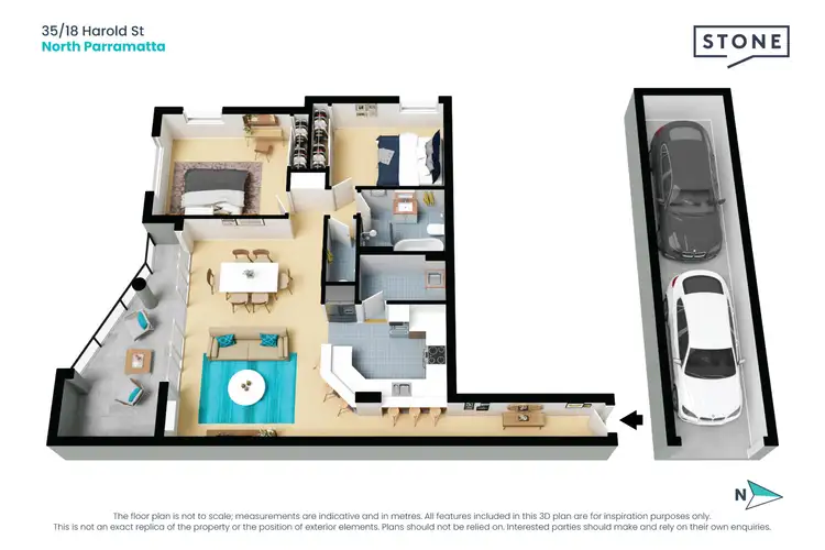 Floorplan of Homely apartment listing, 35/18 Harold Street, Parramatta NSW 2150