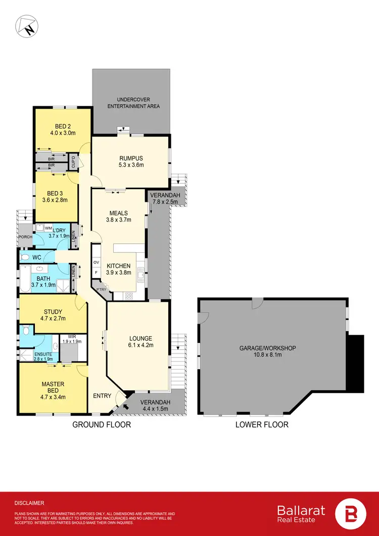 Floorplan of Homely house listing, 6 Leerama Court, Black Hill VIC 3350