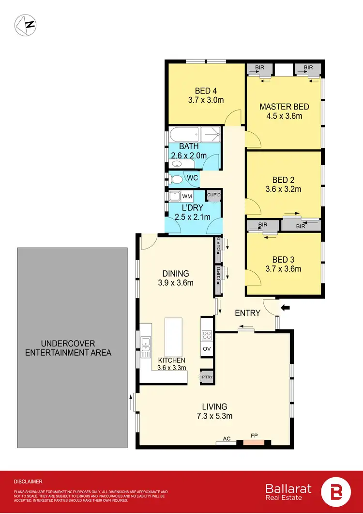Floorplan of Homely house listing, 22 Lyons Street, Skipton VIC 3361