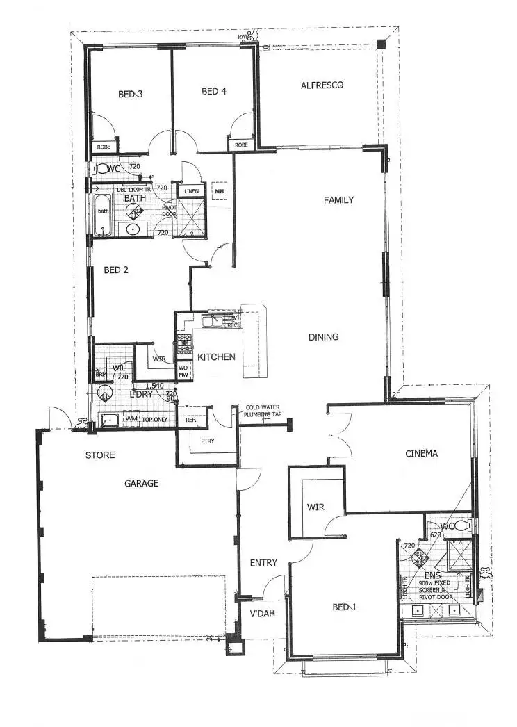 Floorplan of Homely land listing, 1 Carnaby Way, Harrisdale WA 6112