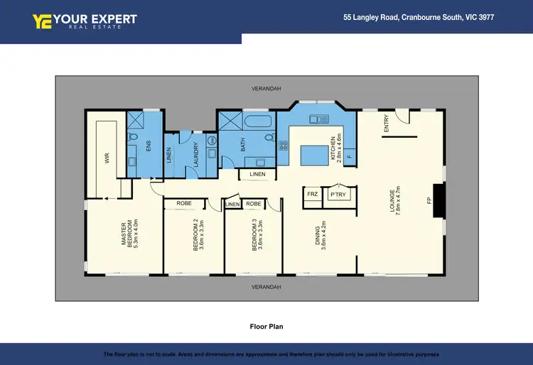 Floorplan of Homely rural property listing, 55 Langley Road, Cranbourne South VIC 3977