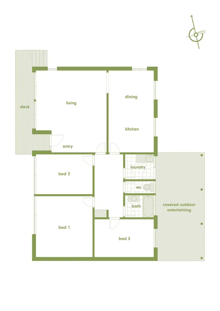 Floorplan of Homely house listing, 9 Chambers Street, Latham ACT 2615