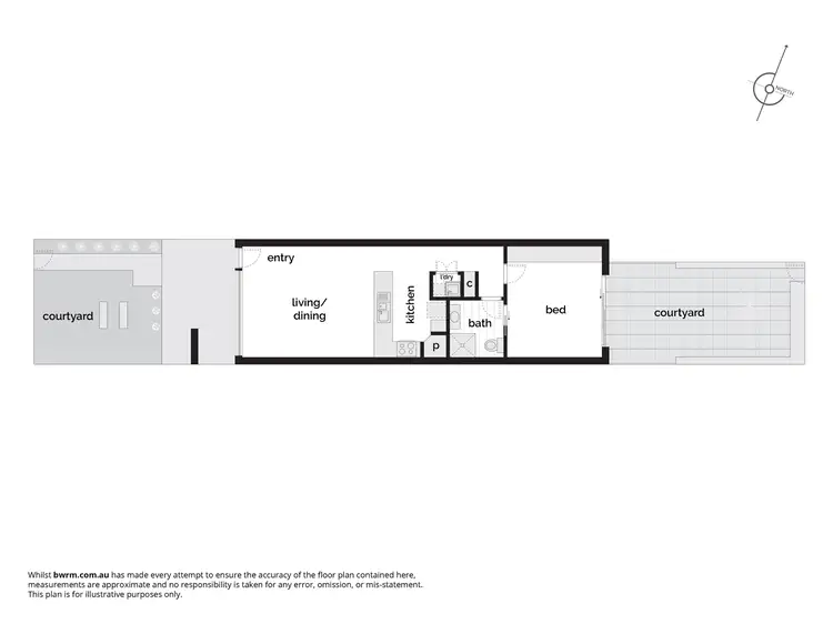 Floorplan of Homely apartment listing, 11/34 Dooring Street, Dickson ACT 2602