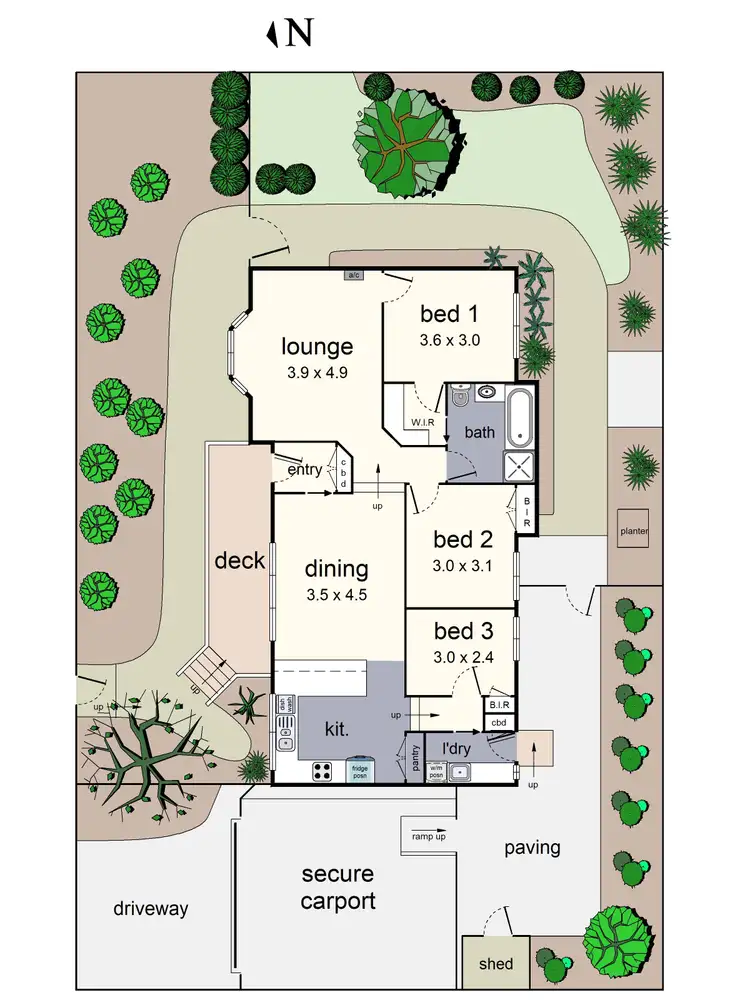 Floorplan of Homely house listing, 33 Rouke Street, Lilydale VIC 3140
