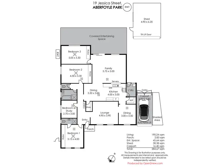 Floorplan of Homely house listing, 19 Jessica Street, Aberfoyle Park SA 5159