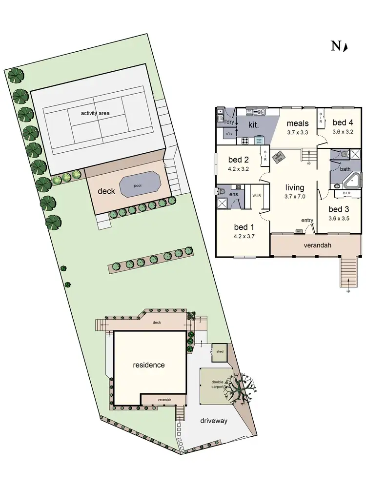 Floorplan of Homely house listing, 16 Bridgewater Road, Seville East VIC 3139