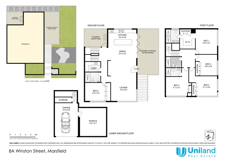 Floorplan of Homely semi-detached listing, 8A Winston Street, Marsfield NSW 2122