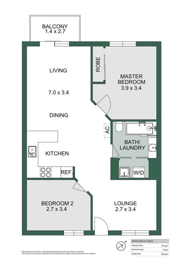 Floorplan of Homely apartment listing, 1/81 Carrington Street, Adelaide SA 5000