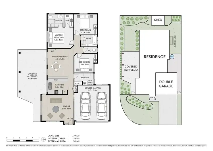 Floorplan of Homely semi-detached listing, 1/7 Natasha Court, Currumbin Waters QLD 4223