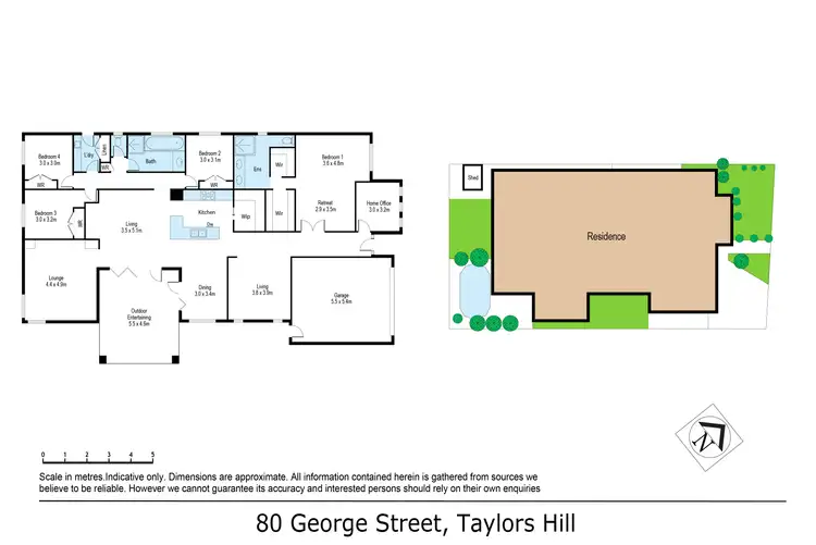 Floorplan of Homely house listing, 80 George Street, Taylors Hill VIC 3037