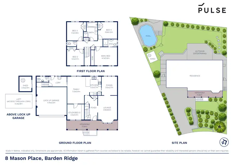 Floorplan of Homely house listing, 8 Mason Place, Barden Ridge NSW 2234