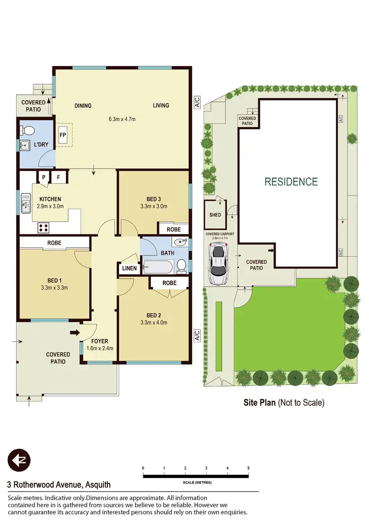 Floorplan of Homely house listing, 3 Rotherwood Avenue, Asquith NSW 2077