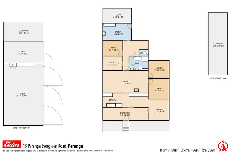Floorplan of Homely house listing, 15 Peranga Evergreen Road, Peranga QLD 4352