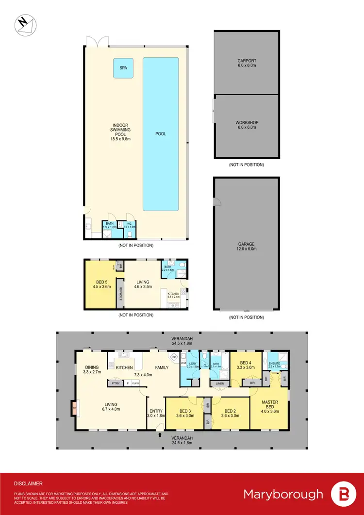 Floorplan of Homely house listing, 90 Tipperary Lane Alma, Maryborough VIC 3465