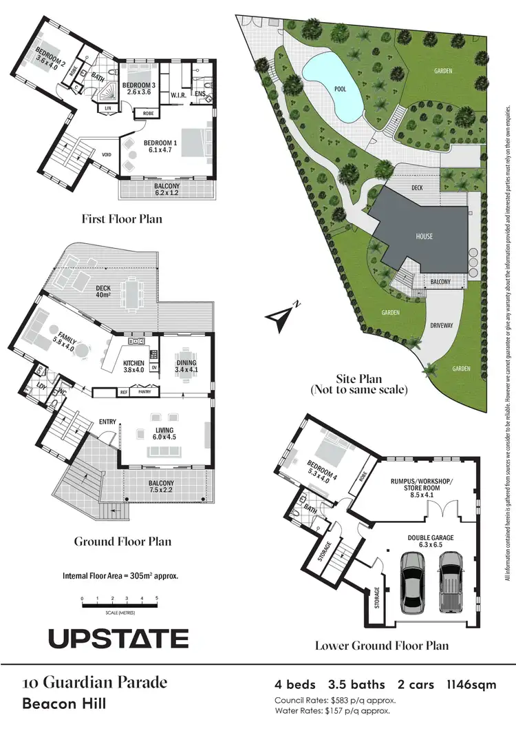 Floorplan of Homely house listing, 10 Guardian Parade, Beacon Hill NSW 2100