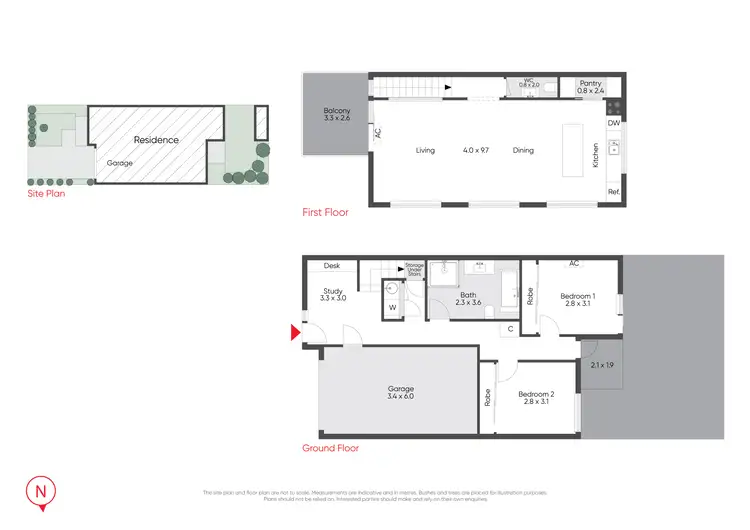 Floorplan of Homely house listing, 74a Bishop Street, Yarraville VIC 3013