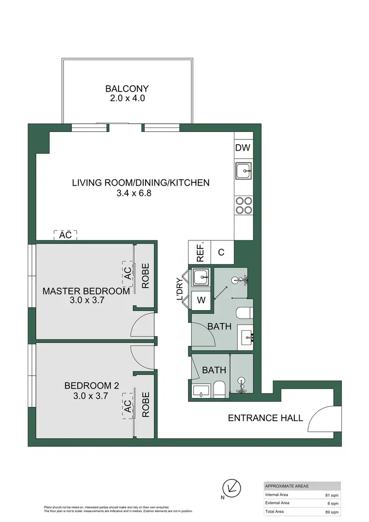 Floorplan of Homely apartment listing, 706/29 Angas Street, Adelaide SA 5000
