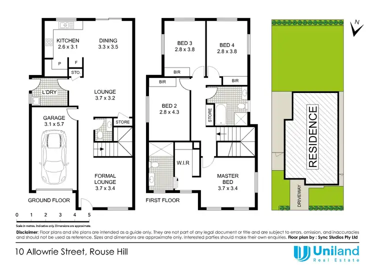 Floorplan of Homely house listing, 10 Allowrie Street, Rouse Hill NSW 2155