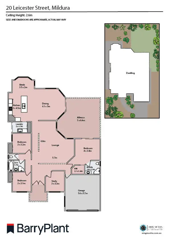 Floorplan of Homely house listing, 20 Leicester Street, Mildura VIC 3500