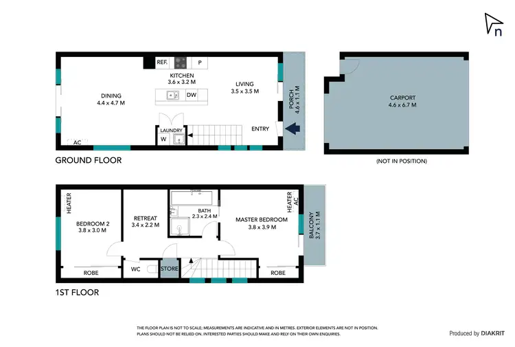 Floorplan of Homely unit listing, 26/60 Cradle Mountain Drive, Craigieburn VIC 3064