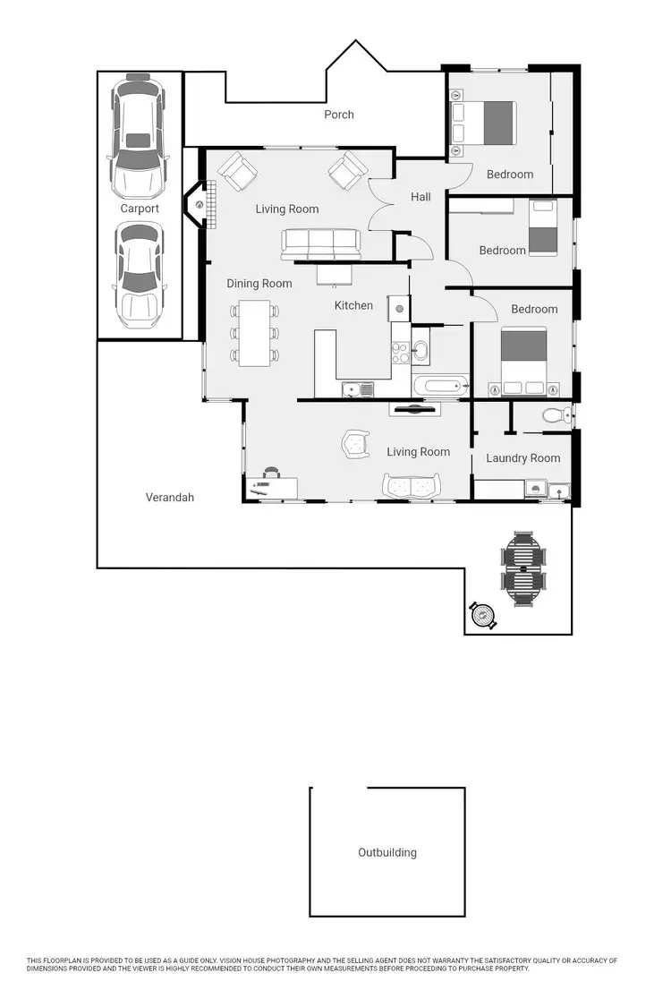 Floorplan of Homely house listing, 10 Tecoma Street, Red Cliffs VIC 3496