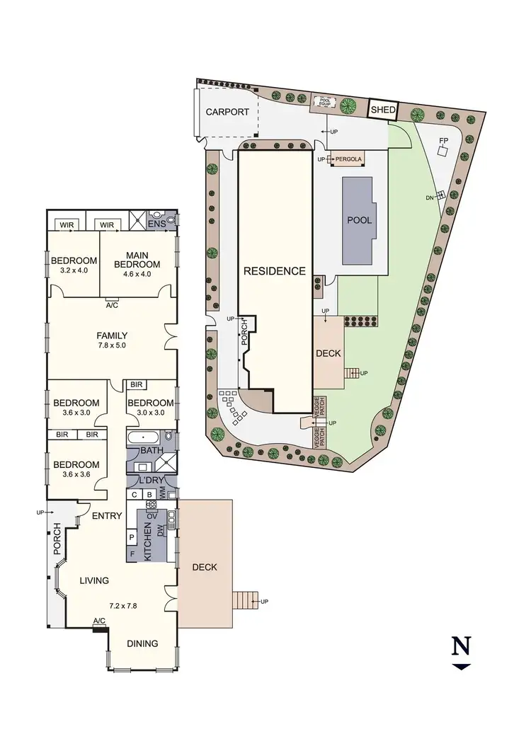 Floorplan of Homely house listing, 40 Anzac Avenue, Hurstbridge VIC 3099