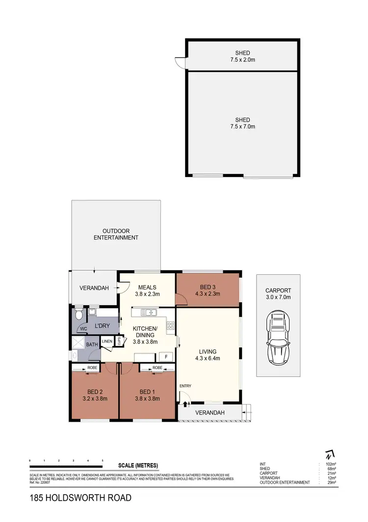 Floorplan of Homely house listing, 185 Holdsworth Road, North Bendigo VIC 3550