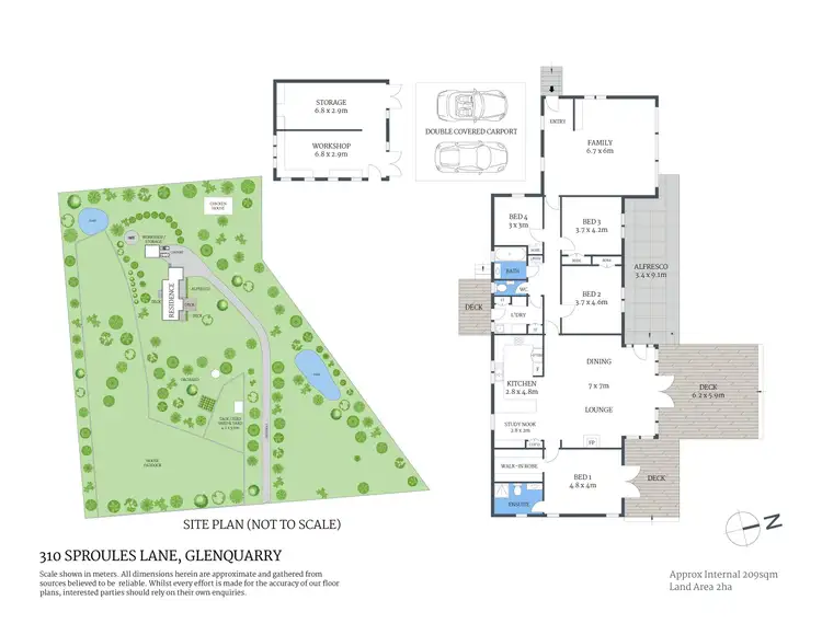 Floorplan of Homely rural property listing, 310 Sproules Lane, Glenquarry NSW 2576
