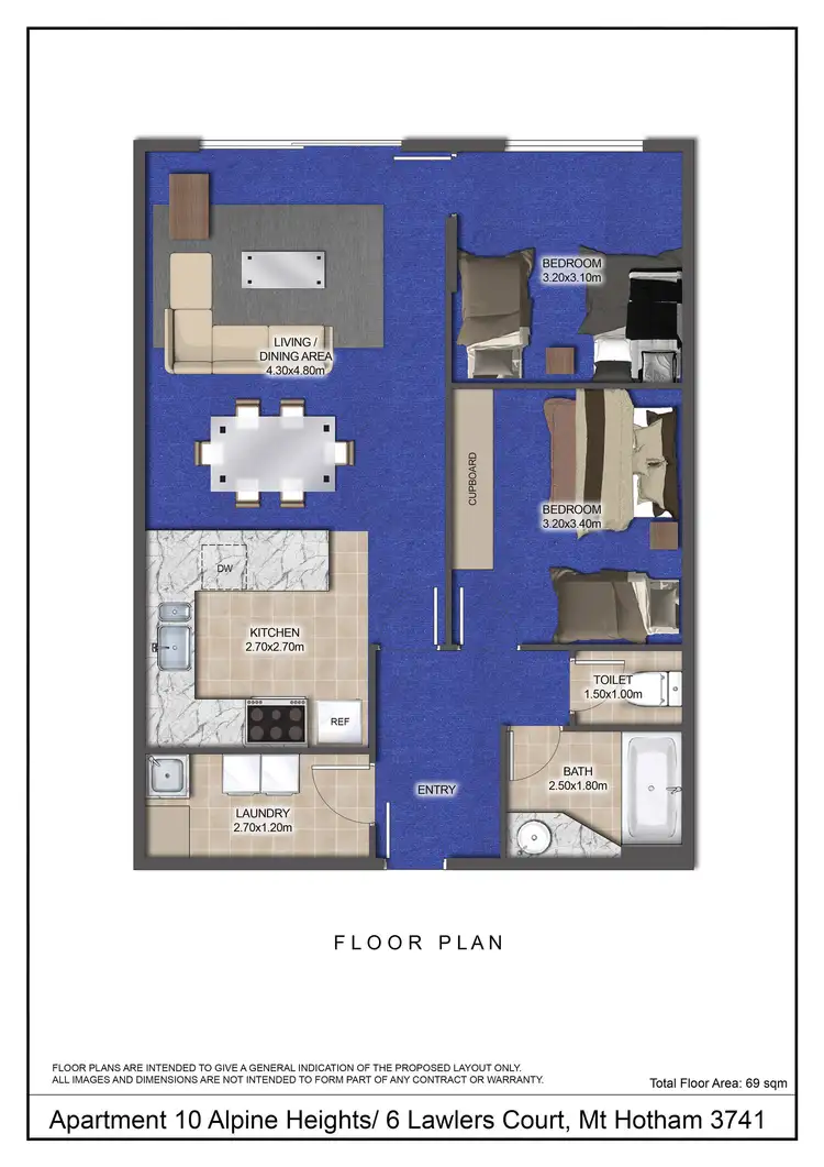 Floorplan of Homely apartment listing, 10 Alpine Heights, Mount Hotham VIC 3741