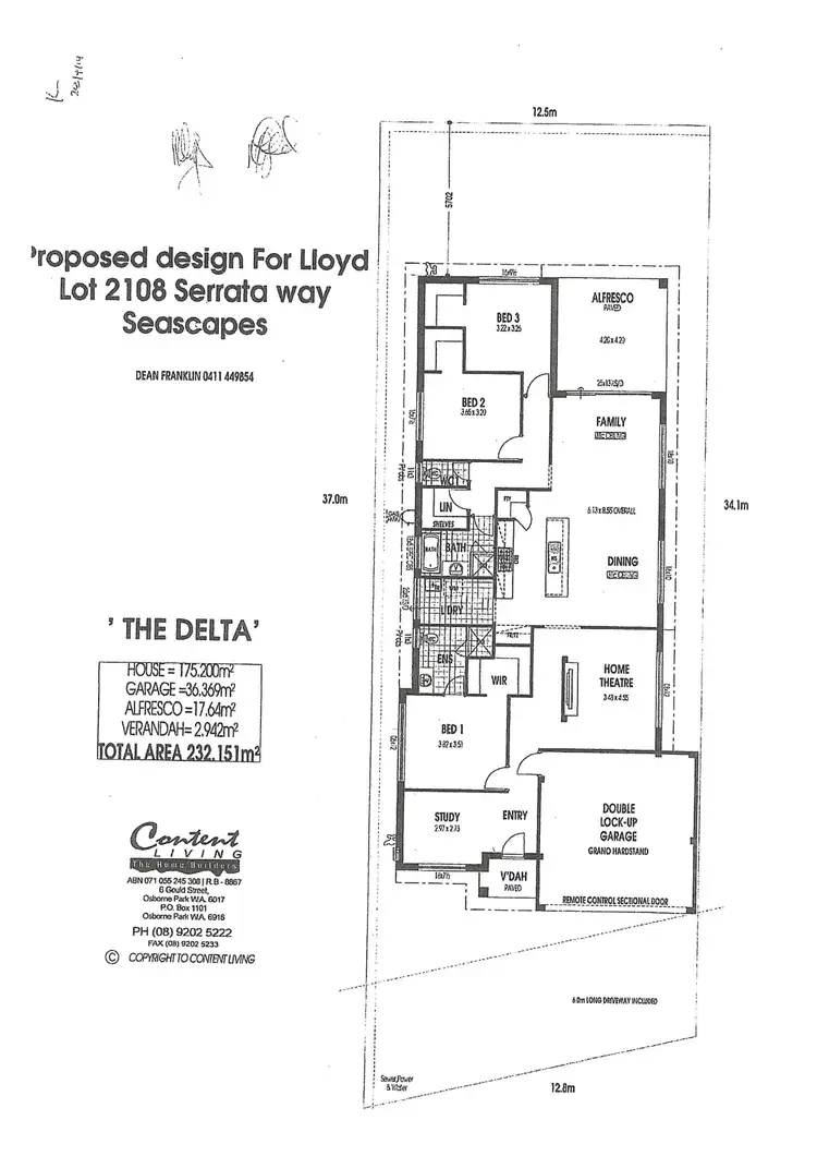 Floorplan of Homely house listing, 5 Serrata Way, Halls Head WA 6210
