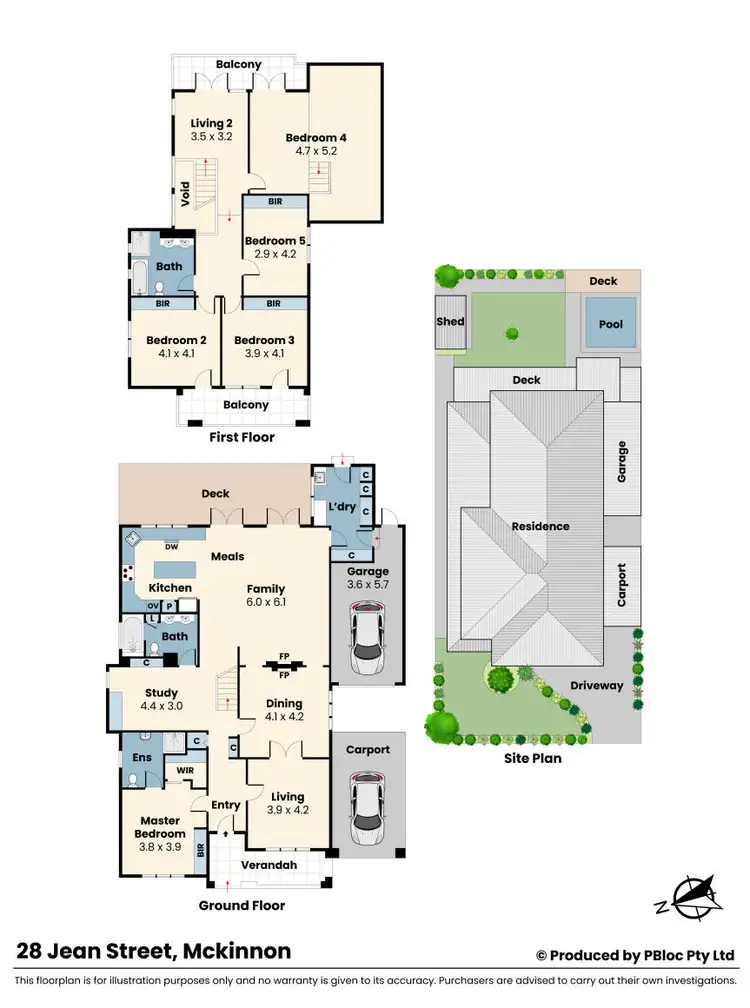Floorplan of Homely house listing, 28 Jean Street, Mckinnon VIC 3204